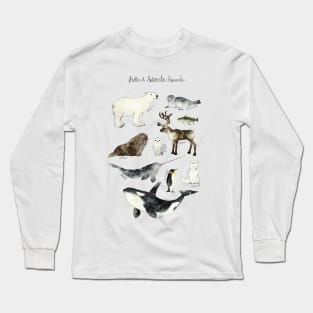 Arctic Animals Long Sleeve T-Shirt